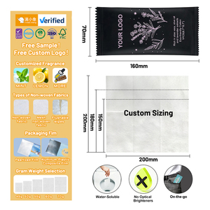 Oem Tùy Chỉnh Phân Hủy Sinh Học Không Có Huỳnh Quang Đại Lý Cá Nhân Khăn Lau Ướt Nhà Vệ Sinh Flushable Khăn Lau Nữ Tính Khăn Lau Cho Người Lớn & Trẻ Em - Product Image 1