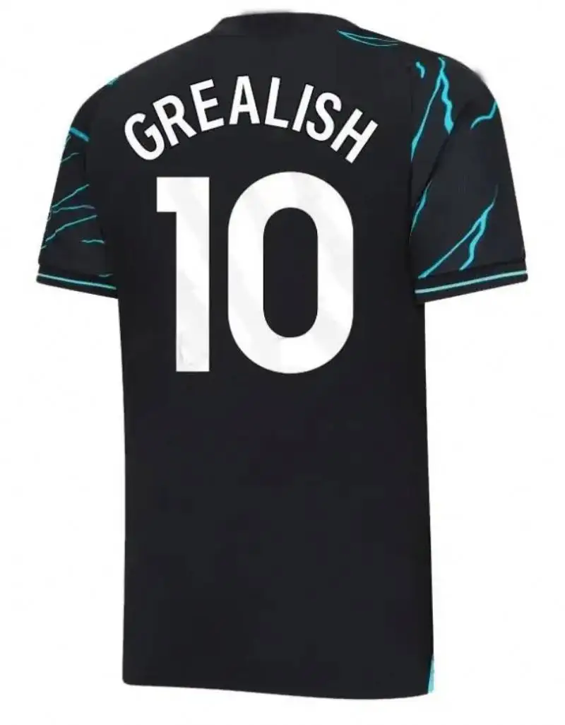 23 24 maglie da calcio HAALAND man città finale ISTANBUL KIT MAHREZ GREALISH DE BRUYNE FODEN maglia da calcio per bambini 2023 2024