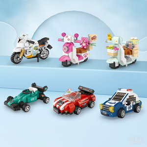 Wholesale ABS <strong>Model</strong> Toy Building Blocks <strong>Cars</strong> Small Mini Race <strong>Cars</strong> Vehicles for Kids Pull Back Feature Bulk <strong>Car</strong> Assembly - Product Image 4