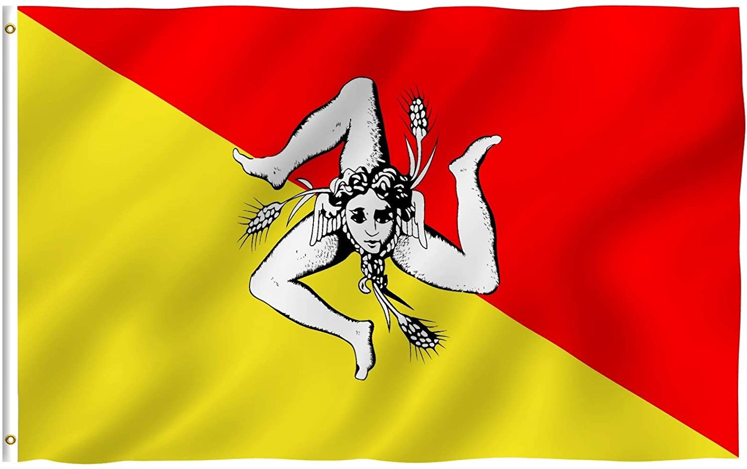 Sicile Drapeau