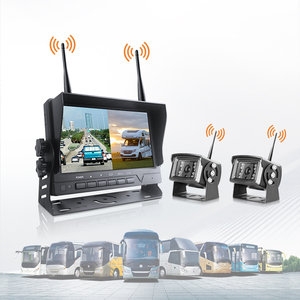 Monitor inalámbrico de 7 pulgadas con visión nocturna, grabadora de respaldo inverso, sistema de cámara de camión de 2,4g con función de pantalla dividida - Product Image 5