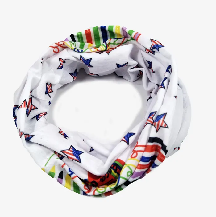 Sciarpa bandana copricapo multifunzione personalizzata con logo stampato