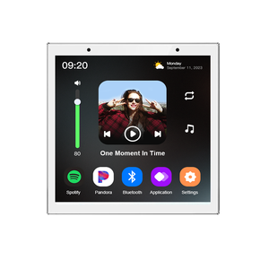 4 אינץ אנדרואיד 11 קיר bt-רכוב מערכת קול הביתה סיפס מגע מוסיקה רקע מארח & נגן סטריאו - Product Image 4