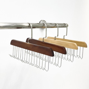 批发木制衣架衣架多功能家用衣架 - Product Image 5