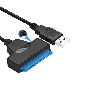 <strong>20cm</strong> <strong>USB</strong> 2.0 3.0 to SATA 22Pin 2.5&quot; Inch Adapter Converter SSD HDD Data Cable for Drives External Hard Drive UASP