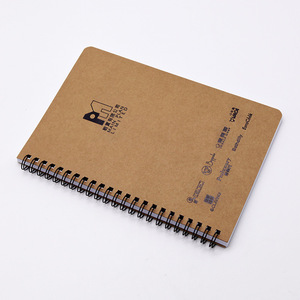 Papel Kraft A5 con logotipo personalizado, cuaderno diario en espiral con bobina, cuaderno diario con logotipo impreso, Bloc de notas ecológico, cuaderno de regalo promocional barato - Product Image 5
