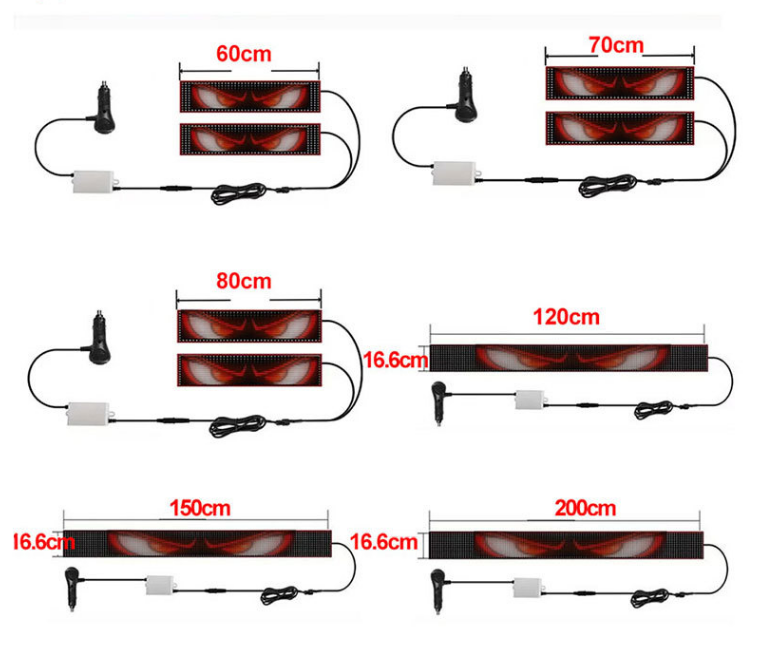 Panneau doux de signe de LED