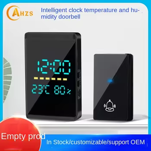 Nhanh chóng vận chuyển 56 âm thanh căn hộ chuông cửa 433Mhz điều khiển từ xa nhựa không dây hệ thống báo động cửa hệ thống điện thoại - Product Image 5