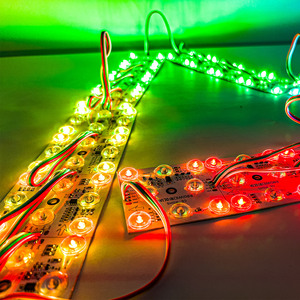 Di alta qualità DC24v RGBW DMX512 modulo Led quadrato programmabile magico impermeabile modulo Blockchain per soffitto morbido Lightbox
