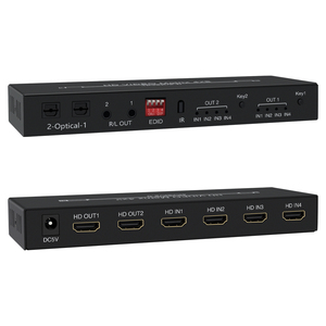 <strong>2</strong>.0 <strong>hdmi</strong> <strong>matrix</strong> 4x2 hd Switch 4input2output 4K 60Hz with Audio Out - Product Image 3