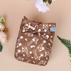 ALVABABY <strong>AIO</strong> Baby <strong>Cloth</strong> Diaper Washable Baby <strong>Cloth</strong> Nappy Reusable All in One Baby <strong>Cloth</strong> Diaper Sewn in Insert with One Pocket - Product Image 1