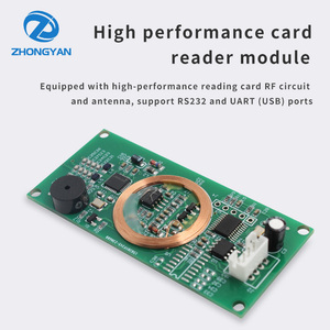 Zwei frequenz NFC USB 125KHz ID 13,56 MHz IC Kontaktloses Lese modul RFID-Zugangs kontrolle Smart Card Reader PCB-Modul - Product Image 3