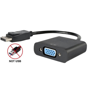 Adaptador DisplayPort a VGA, convertidor de 1080P, puerto de pantalla DP a VGA, conector macho a hembra, Compatible con Compu - Product Image 2