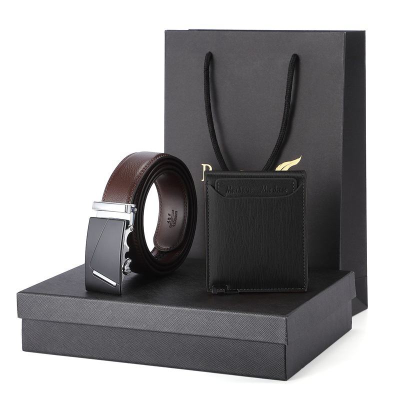 Marron l argent noir-y compris sac cadeau
