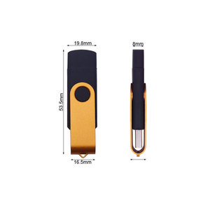 2-in-1 tip C USB 3.0 ve USB 2.0 Flash sürücü 128GB 4GB kapasite Metal sopa kart tarzı stokta telefonları ve adet ile uyumlu - Product Image 6