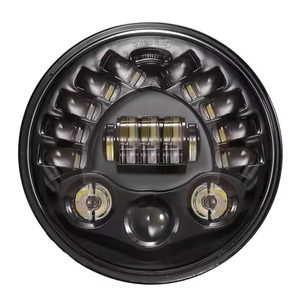 Superbleds 7 นิ้ว 5.75 นิ้วรอบ LED ไฟหน้าสําหรับรถจี๊ป DRL สัญญาณไฟเลี้ยว 60 วัตต์ Spotlight LED ไฟหน้าทํางาน