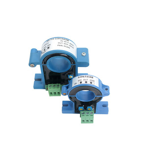 Transmisor de corriente Hall Sensor de potencia de bucle abierto de CC de extremo abierto 4-20mA tipo de medición directa 50 apertura 20mm 0-1500a