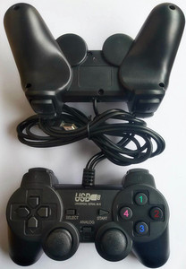 USB208黑色单/冲击控制器有线电脑游戏操纵杆兼容单/冲击系统 - Product Image 4