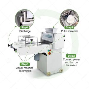 羊角面包吐司成型机自动迷你面团法式面包成型成型机 - Product Image 3