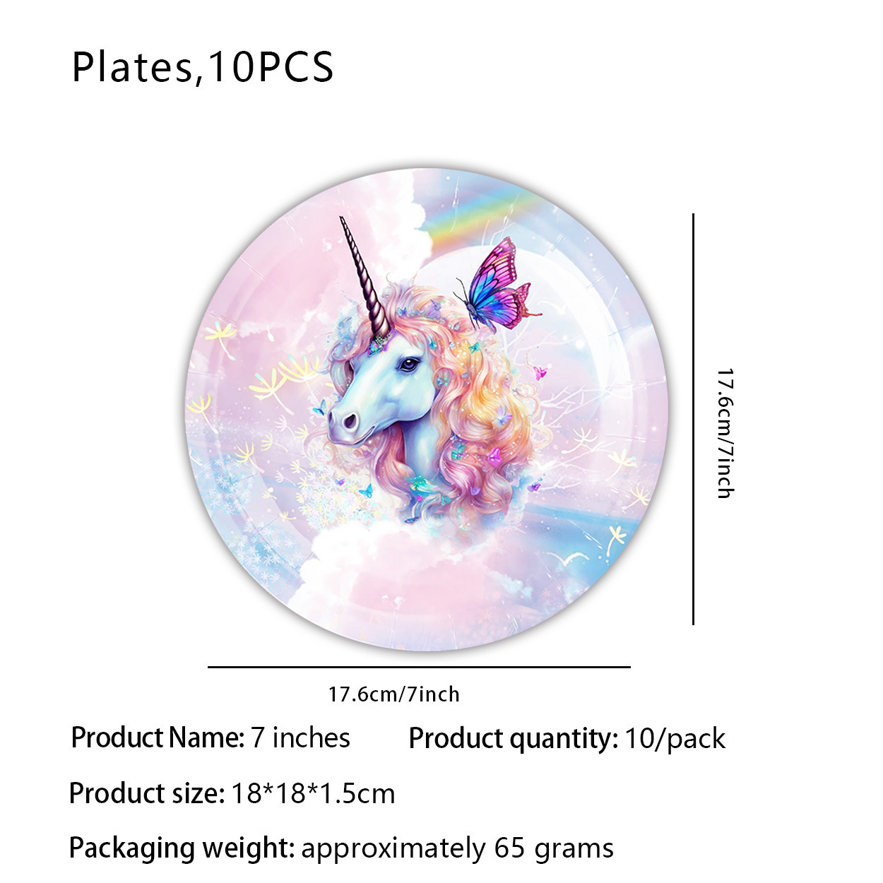 Plateau de 7 pouces