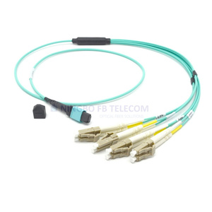MPOブレイクアウト8/12/24コアMPOパッチコードmpo/mtpパッチコードOM3 OM4 SMファンアウトトランクケーブル - Product Image 3