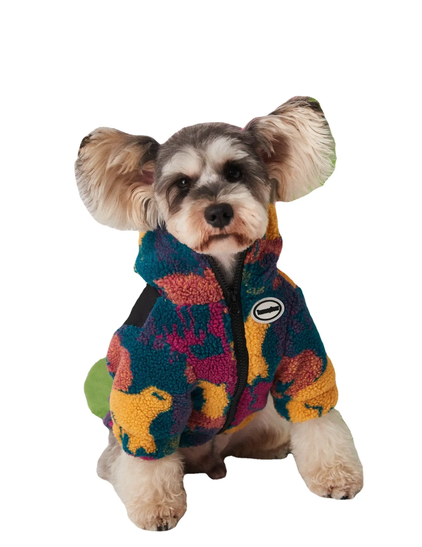 फैशन डिजाइन ब्रांड Hoodies बर्फ कोट सर्दियों के कपड़े के साथ गर्म बिल्ली कुत्ते फर कोट ऊन प्यारा कान टोपी