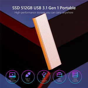 ขายร้อนมินิ USB3.1 Type-C ภายนอก SSD ฮาร์ดดิสก์1 T/2T/4T USB แฟลชไดรฟ์ฮาร์ดดิสก์แบบพกพาในสต็อกขายส่ง - Product Image 4