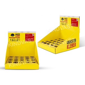 定制纸质Cdu Pop桌台面零售台面展示架Pdq纸板柜台展示 - Product Image 1