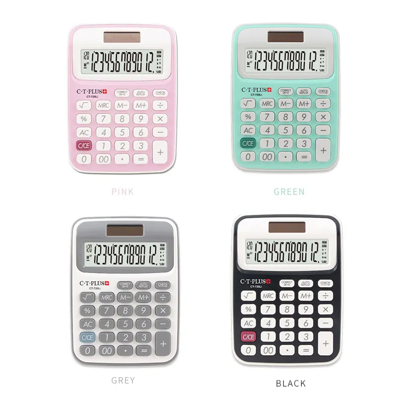 Calculatrice de bureau pas cher CT-720li coloré Offre Spéciale promotionnel