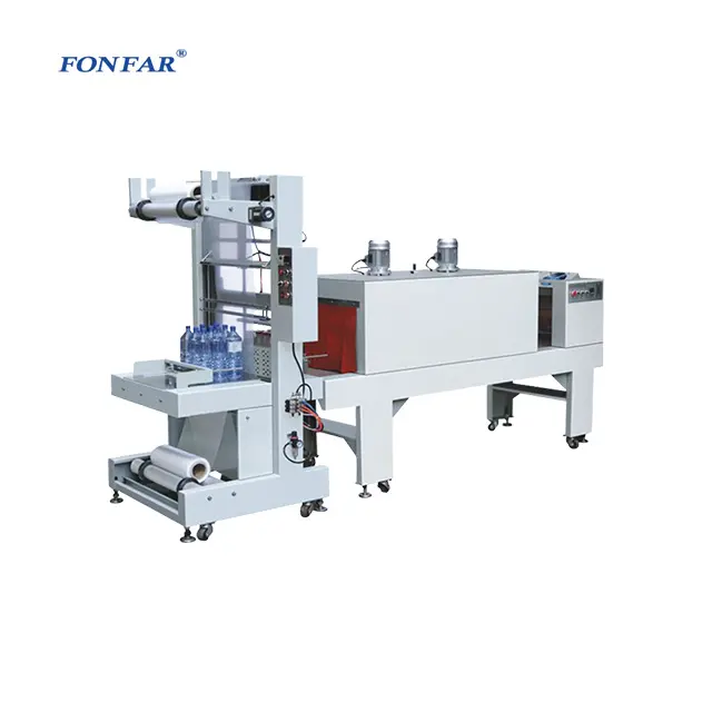 Manual Type Mineral Water pet Bottle PE Film Heat Tunnel Shrink Packing Machine Shrink Wrapping Machine