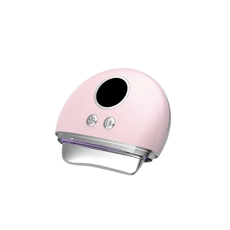 Masajeador Facial eléctrico para el cuello y la espalda, herramienta de masaje de microcorriente con luz LED para belleza antienvejecimiento