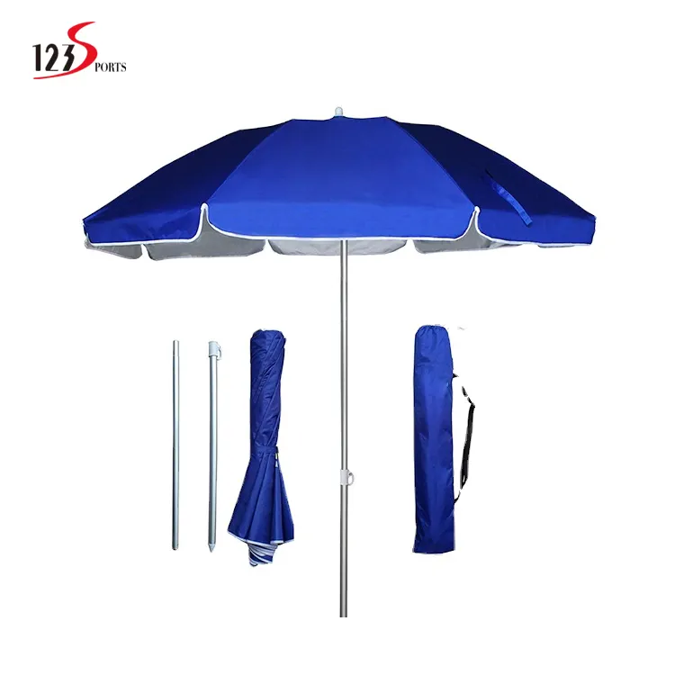 Benutzer definierte Blatt gedruckt Werbe werbung Outdoor Large Resort PVC Hawaii Beach Sonnenschirm Regenschirm für Strand/