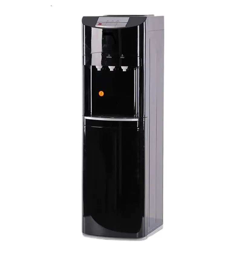 Cheap and stylish vertical hot and cold water three-temperature water dispenser compressor refrigeration