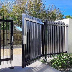 Nhà vườn tự động gấp đường lái xe cổng nhôm lá trượt cổng - Product Image 2