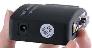 Adaptador convertidor de video AV a VGA Señal de TV RCA a VGA Convertidor de monitor Divisores y convertidores Categoría de producto