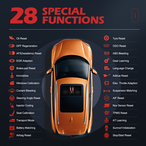 Ancel DS600 OBD2 Automotive Diagnostic เครื่องมือ ECU Coding Active Test DPF TPMS IMMO รีเซ็ตอัตโนมัติเครื่องสแกนเนอร์ OBD 2เครื่องมือวินิจฉัยรถยนต์ - Product Image 2
