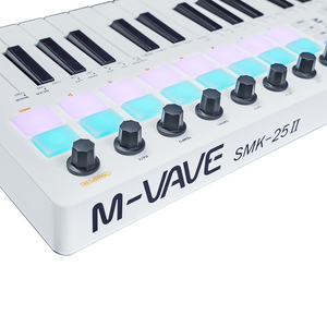 Controller per tastiera MIDI USB portatile a 25 tasti con modalità scala di integrazione corda DAW e arpeggiatore - Product Image 5
