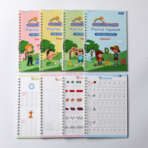4 adet İngilizce sürümü battı sihirli kitap uygulama Copybooks çocuklar için kendini silme kitap - Product Image 2