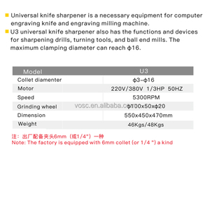 Viextro 4800rpm phổ cắt máy mài U3 chính xác cắt mài máy/phổ khoan mài cắt mài - Product Image 2