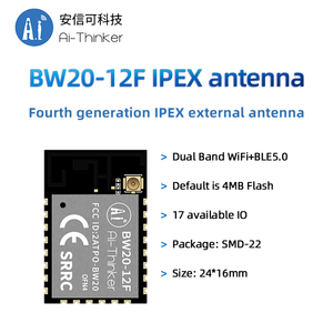 Ai-Thinker dual-band WiFi + BLE5.0 modulo Bluetooth BW20-12F dual-core MCU pacchetto compatibile con BW16 - Product Image 5