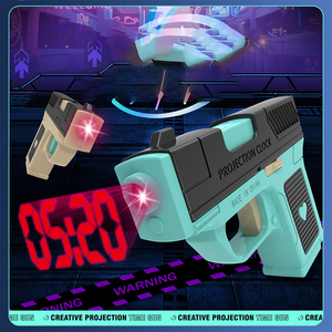 Cao Số Lượng New Trò Chơi Ưa Thích Nhỏ LCD Thời Gian Ánh Sáng Súng Kỹ Thuật Số Đồng Hồ Chiếu Thời Gian Súng Đồ Chơi Cho Trẻ Em - Product Image 3