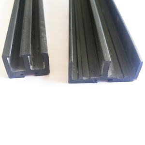 Tamaño personalizado directo de la fábrica de plástico blanco de guías de corredera de plástico de la puerta de PVC perfil de extrusión guía - Product Image 2
