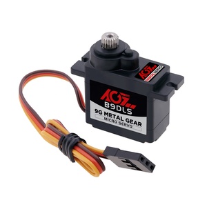 AGFRC B9DLS 180 derece Metal dişliler 9g 2KG yüksek tork küçük boyutlu uçak için ekonomik dijital DC Motor mikro Servo/araba/Robot - Product Image 2
