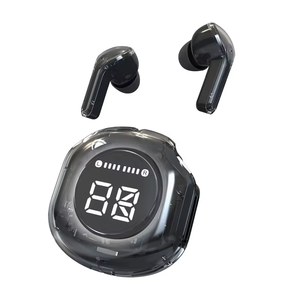INS Style Transparent Blue Tooth <strong>s</strong> Wireless Headset Sport-In-Ear Noise Reduction for <strong>Apple</strong> Android Universal Waterproof Function