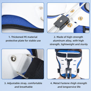 Ajustável Cabeça Pescoço e Peito <span class=keywords><strong>Brace</strong></span> Cefálica Cervico Torácica Spinal Fixação Orthosis <span class=keywords><strong>Brace</strong></span> para Suporte Pós-Operatório - Product Image 6