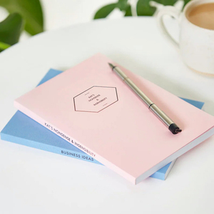 Custom Printed Journal Writing Pad Set <strong>Notebooks</strong> Customized Transparent - Product Image 2