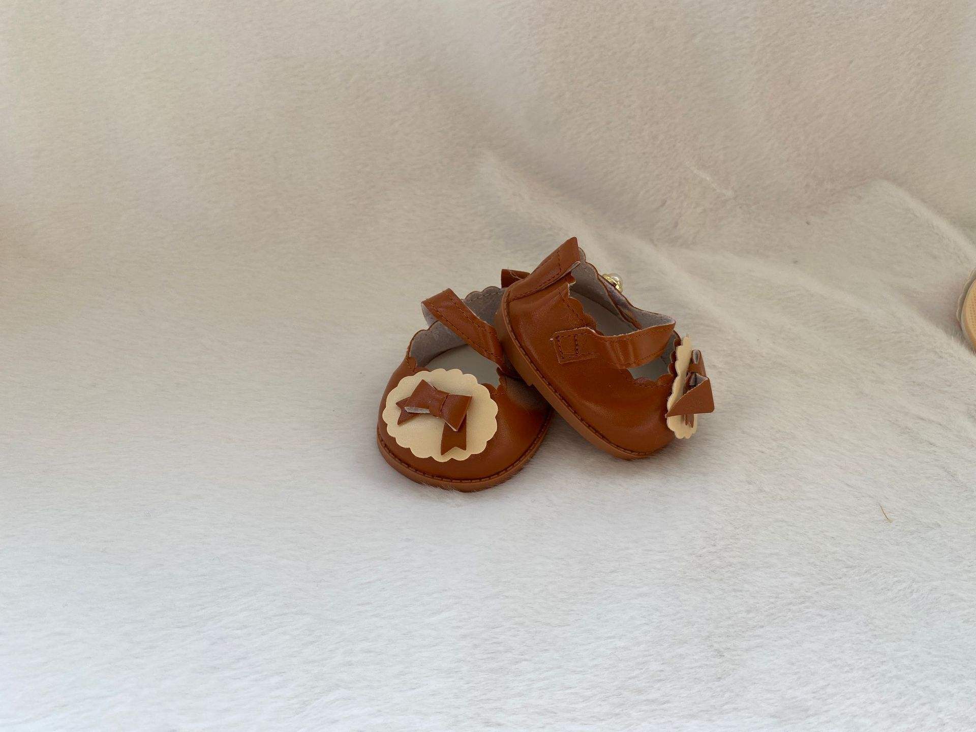 Chaussures à nœud marron