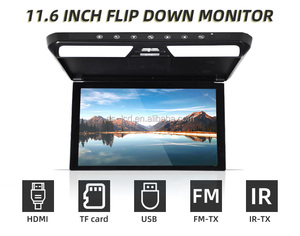Monitor de techo abatible para coche de 11,6 pulgadas, pantalla LCD delgada montada en MP5 con monitor de entrada USB SD HD - Product Image 5