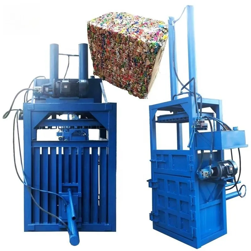 Automation Waste Paper Baler Machine Hydraulic Pet Bottle Baling Press Machine