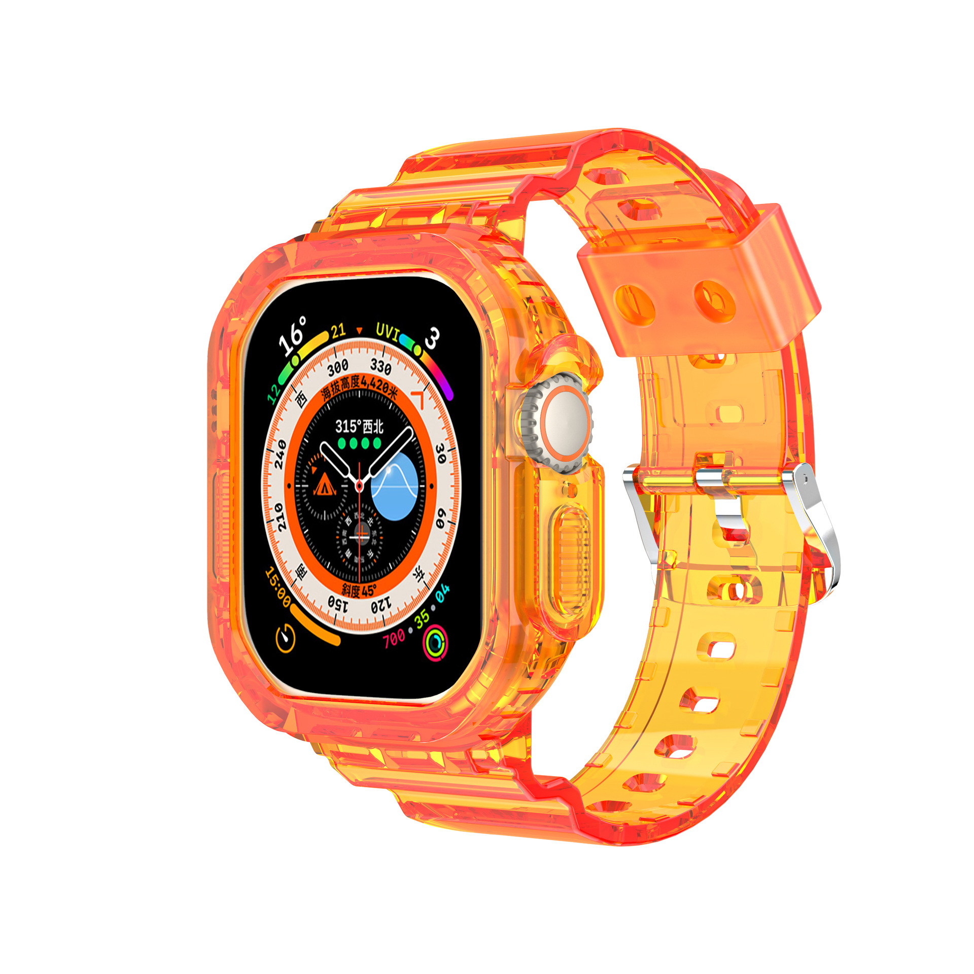 Transparent Orange(watch no included)